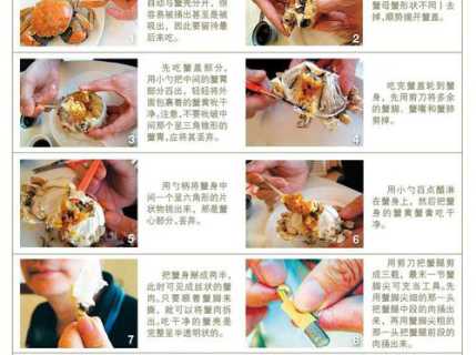 螃蟹吃法图解_螃蟹吃法图解视频