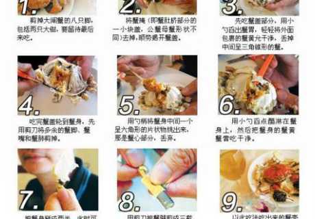 梭子蟹的吃法剥法图解
