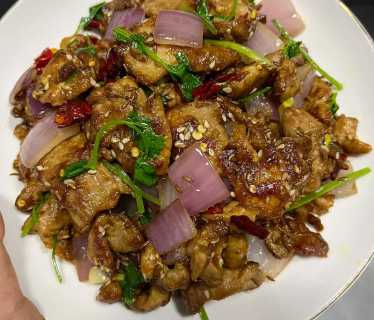 孜然猪肉片的做法