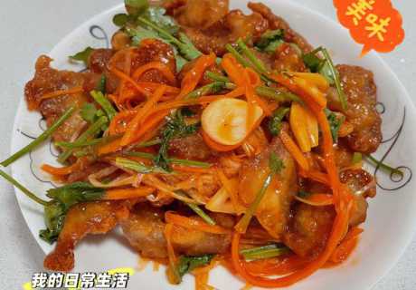 蕃茄酱版锅包肉的做法