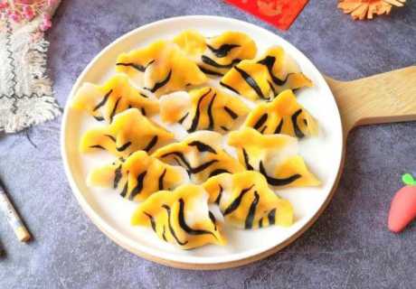 新年虎皮饺子_新年虎皮饺子图片