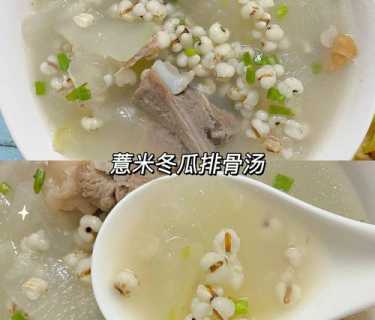 冬瓜薏仁排骨汤的做法
