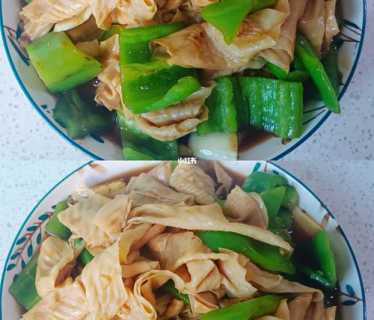 素炒豆腐皮_素炒豆腐皮的做法大全