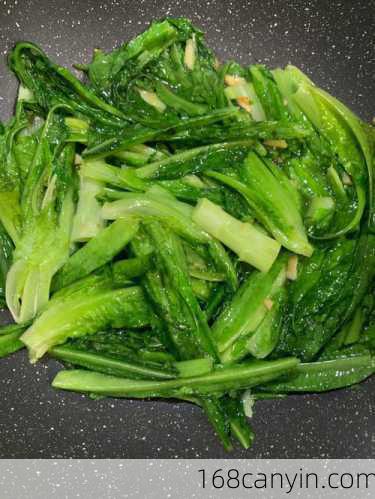 清炒油麦菜的做法