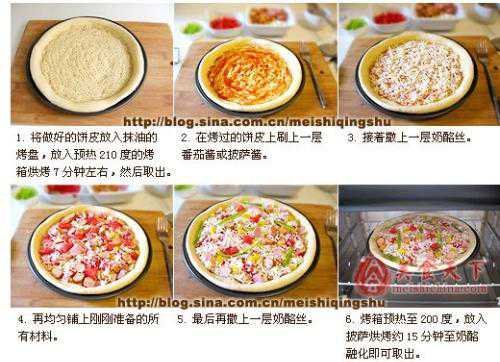 烤箱披萨的做法_烤箱披萨的做法大全图解