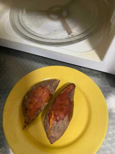 微波炉烤红薯的做法