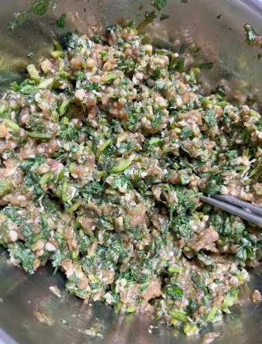香菜饺子馅的做法