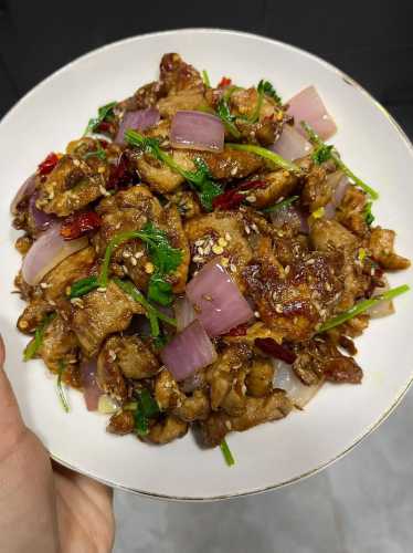 孜然肉片的做法猪肉