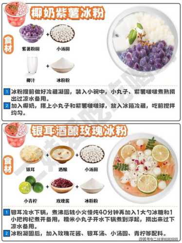 手工冰粉的做法与配方