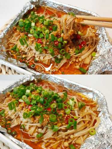 锡纸金针菇怎么做