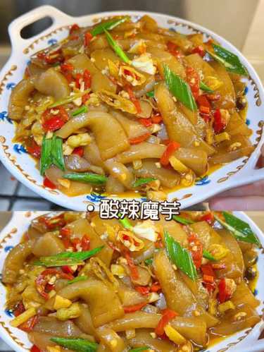 泡椒酸辣魔芋花的做法