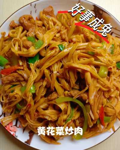 黄花菜炒肉_黄花菜炒肉的做法