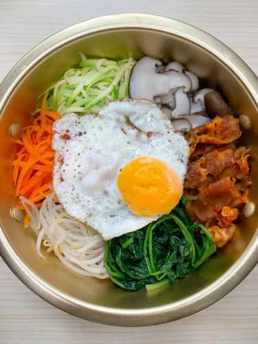韩式拌饭的做法_韩式拌饭的做法视频