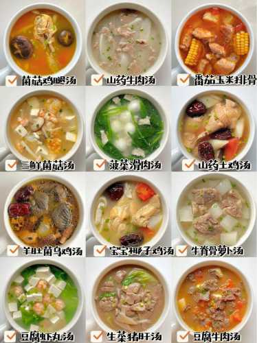 家常煲汤食谱大全