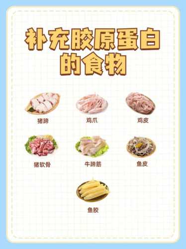 胶原蛋白多的食物