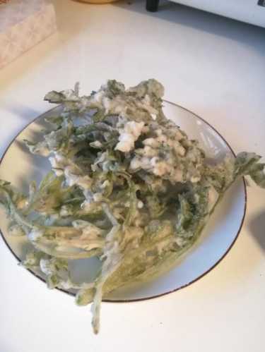 野蒿子炒蛋的做法
