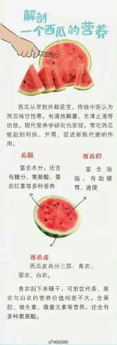 西瓜的功效与作用
