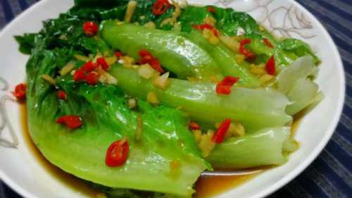 油淋生菜的做法_油淋生菜的做法视频